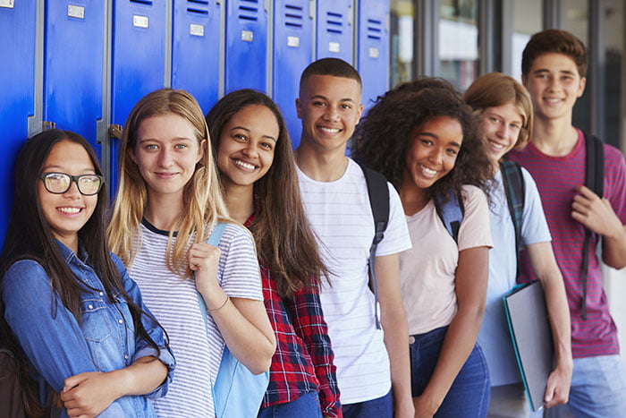 line of teen students 700px 1